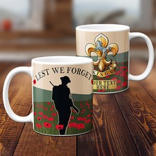 Kings Regiment Mug Personalised British Military Cup Veteran Army Gift VPM29