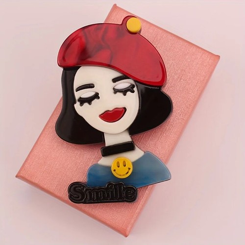 Fashion brooch acrylic women - fashion,