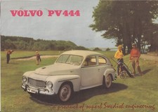 VOLVO PV 444 FAMILY SPORTS SALOON LEAFLET, UR 6135. 9. 56. 55.000 (engelska)
