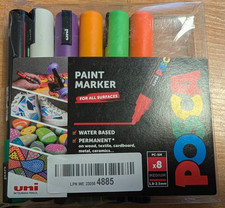 Posca - PC-5M - Paint Marker Art Pens - 1.8-2.5mm - Halloween Tones Set of 6
