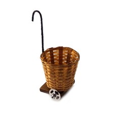 Dolls House Wicker Shopping