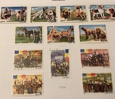 Romanian Stamps. 182 Stamps. Collection.