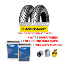 2 x DUNLOP SCOOTSMART Tyres