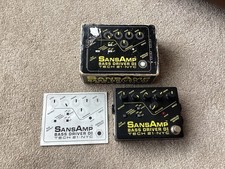Tech 21 SansAmp Bass Driver DI - Preamp Analog Amp Modeller Overdrive Direct