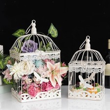 Vintage Style Floral Bird Cage