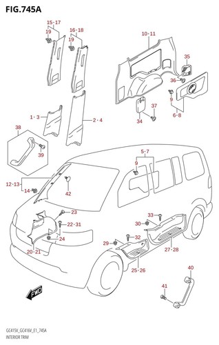 Suzuki genuine grip - genuine,