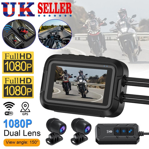 Dual 1080p motorcycle dvr - 3",