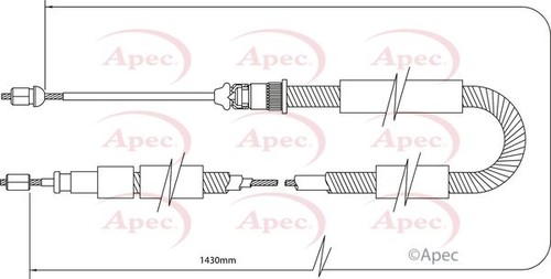 Apec cab1329 parking brake - parking,