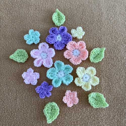 Flower leaf embellishments - flower,