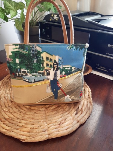 Bueno small handbag graphic - handbag,