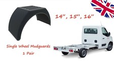 Single Wheel Mudguards 15" 16" Recovery Truck Luton Van Sprinter Transit Master!