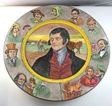 Robbie Burns Plate Royal Doulton D6344 Scottish Characters Tam o Shanter Vintage
