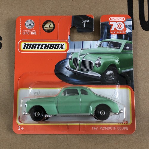 Matchbox 2023 1941 plymouth - matchbox,