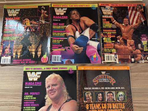Wwf wwe magazine bundle june - wwe,