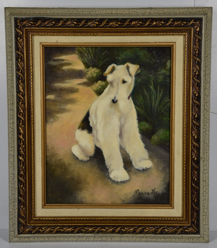 Vintage wirehair fox - fox, terrier