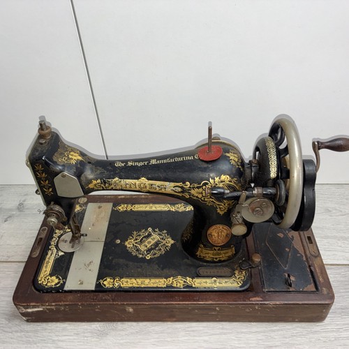Vintage singer hand crank - vintage,