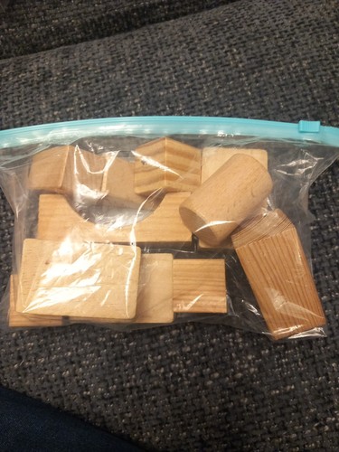 Small bag wooden - small, building
