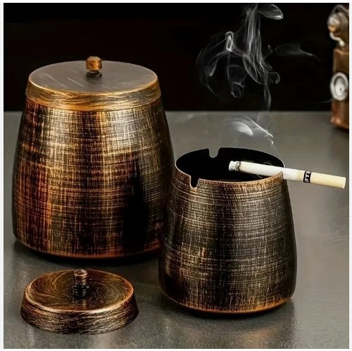 Outdoor ashtray with lid - ashtray,