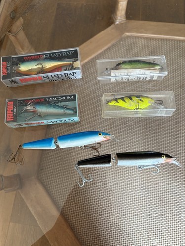 Rapala fishing lures mostly - rapala,