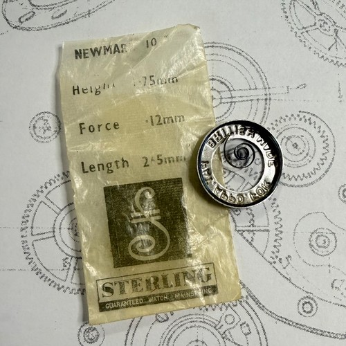 Sterling watch mainspring - mainspring, –