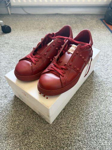 Valentino garavani red leather - valentino,