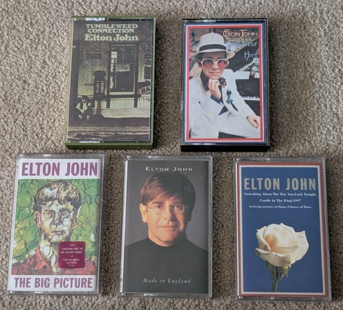 Elton john cassette tapes - x,