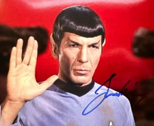 LEONARD NIMOY Signed 8x10"