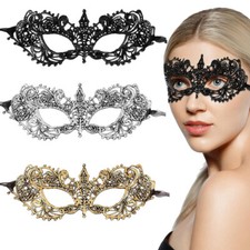 Stunning Sexy Venetian Masquerade Mask Eye Halloween Party Lace Fancy Dress