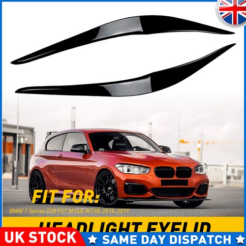 Gloss black headlight - gloss, eyelid