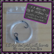 Pre tied Zig and Surface rigs