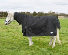 Rhinegold Monsoon 200g Horse Turnout Rug, Full Neck Combo Outdoor Rug.