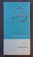 MERCEDES BENZ RANGE orig 1963 UK Mkt Small Brochure - Cars Vans Buses Trucks etc