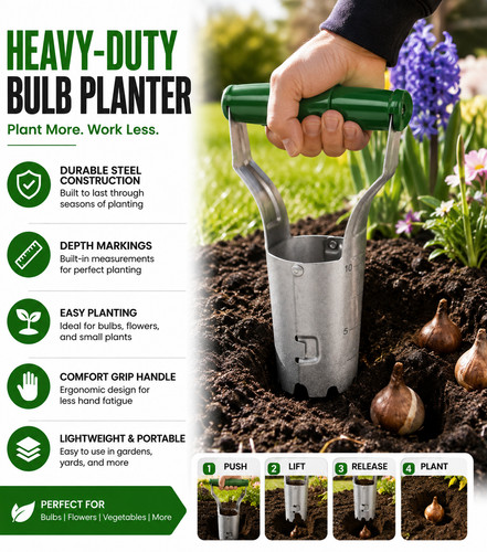 Bulb planter garden - bulb,