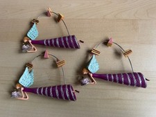 GISELA GRAHAM - 3 x Christmas Fairies / Angels carrying cakes. Rare 