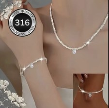 Necklace with bracelet and