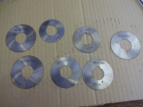 Bore slitting saw blades - bore,