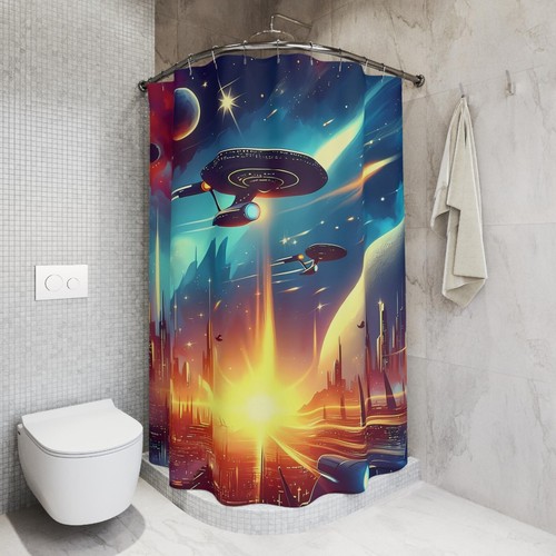 Sci spaceship shower - spaceship,