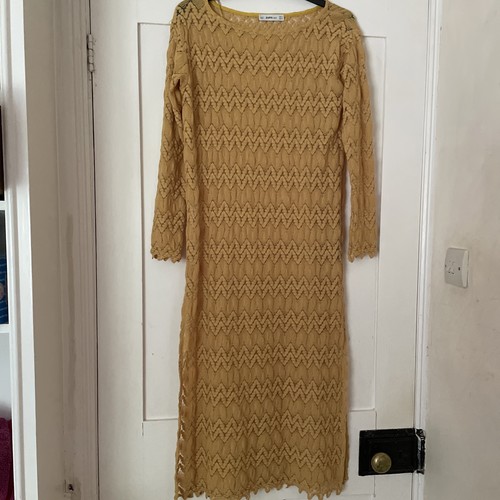 Zara knit yellow mustard - knit,