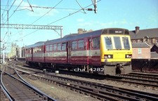 ORIGINAL RAILWAY TRAIN NEGATIVE. Class 141 railbus Pacer DMU. Leeds. 1989.