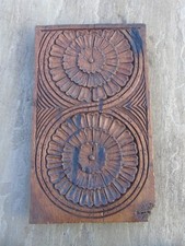 17th Century Carved Oak Panel