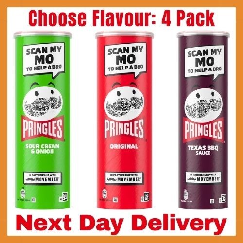 Pringles crisps 185g pack - pack, of