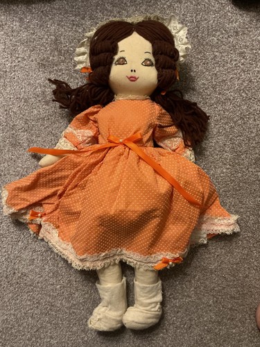 Vintage handmade rag doll - vintage,