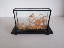 Vintage Chinese Cork Diorama