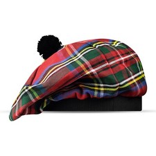Scottish Tartan Caps Tam o