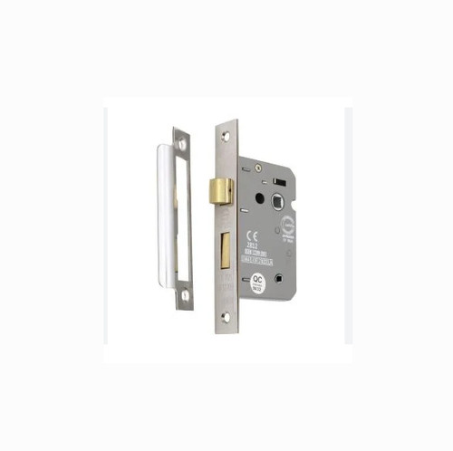Bathroom door lock chrome - door, 76mm