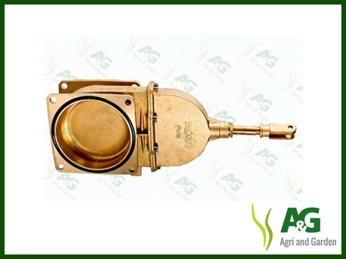Brass valve bolt on riv - 6",