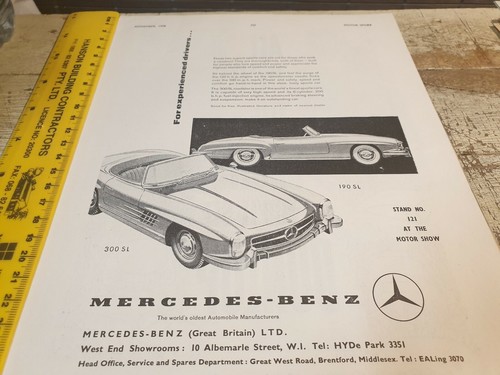 1958 mercedes benz - 190sl, 300sl