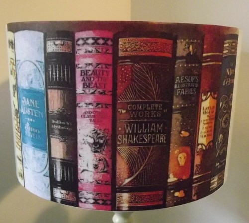 Classic books lampshade - classic, lampshade,