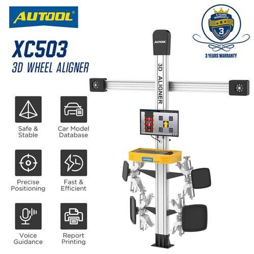 Wheel alignment machine - 3d,