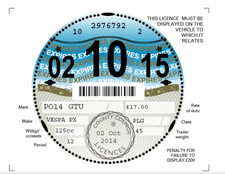 Replica Road Tax Disc Classic